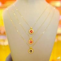 ราคา สร้อยคอจี้ทองคำแท้ ลายดอกซากุระ น้ำหนัก 0 5 กรัม ทองคำ 99 99 ยาว 24 ซม ทองแท้ๆทั้งเส้น ขายได้ มีใบรับประกัน ไอเทมใหม่ (8306388798)