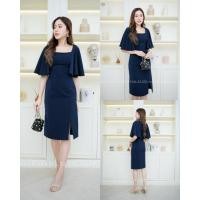 ราคา ชุดไปงานแต่ง ชุดออกงาน ชุดเดรสออกงาน เดรสน่ารักๆ S238 พริ้ว คลุมไหล่ เดรสสั้นงานแต่งงาน มีหลายสี สง่างาม (20499790846)