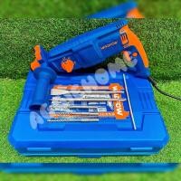 ราคา WADFOW สว่านโรตารี่ รุ่น WRH1D26 800วัตต์ 220V 26MM ROTARY HAMMER 3ระบบ เจาะเหล็ก ไม้ เจาะปูน สกัดปูน สว่านไฟฟ้า โรตารี สว่านกระแทก ช่าง จัดส่ง KERRY (12078009377)