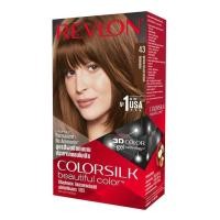 ราคา Revlon Colorsilk Hair Color 43 Medium Golden Brown เรฟลอน คัลเลอร์ซิลค์ แฮร์คัลเลอร์ ยาย้อมผม ครีมเปลี่ยนสีผม No 43 น้ำตาลทองกลาง (20149133081)