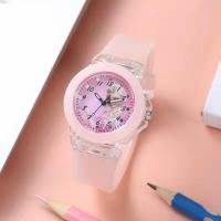 ราคา นาฬิกาเด็กผู้หญิง นาฬิกาลายเจ้าหญิงเอลซ่า มีไฟหลากสี ส่วมใส่สบายไม่เจ็บข้อมือ (12639219151)