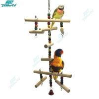 ราคา RCTOWM 2024New ของเล่นแขวนนกแก้วทรงกลมหลากสีอุปกรณ์ลูกปัดไม้กรงนกพร้อมกระดิ่งสำหรับนกแก้วขนาดเล็กขนาดกลาง (20634292440)