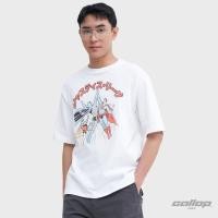 ราคา GALLOP JAPAN Oversized Comics TEE เสื้อยืดโอเวอร์ไซส์ รุ่น DJLGOT5000 สี Super White ขาว ราคาปกติ 1190 (19426540804)