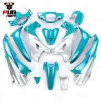 ราคา PUGParts ชุดสีwave125R หัวแหลม ชุดสีเวฟ125S หน้าแหลม Wave125S หัวเถิก ชุด12 13ชิ้น สีเขียวมิ้นท์ตัดเทาบรอนช์ กุญแจกลม กุญแจนิรภัย กุญแจเล็ก ใหญ่ (13624672519)