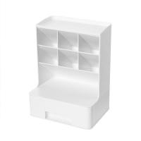 ราคา กล่องใส่ปากกา ชั้นวางปากกา ที่ใส่ปากกา กล่องเก็บปากกา กล่องอเนกประสงค์ กล่องใส่อุปกรณ์การเรียน ชั้นเครื่องเขียน คอนโดปากกาDIY Desk Organizer (20467046608)