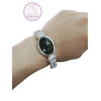 ราคา เลสข้อมือ กำไลนิล ประดับข้อมือเงิน นิลดำสนิด (6719856321)