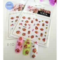ราคา สติ๊กเกอร์ติดเล็บ 3D สติ๊กเกอร์ติดเล็บลายการ์ตูนน่ารัก Nail stickers (18948547964)