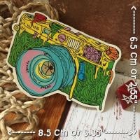 ราคา กล้องถ่ายรูป วินเทจ สติกเกอร์ เคลือบกันน้ำ ลายแนวๆ ไดคัท ติดกระเป๋าเดินทาง โน้ตบุ๊ค เคสโทรศัพท์ กระบอกน้ำ Waterproof Decal Sticker (19470640781)