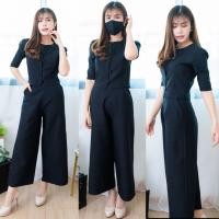 ราคา ชุดเซท เสื้อ กางเกง ผ้าทอลายยกดอกเกรดพรีเมี่ยม งานรีดซับผ้ากาวทั้งชุด แถมแมสเข้าชุดฟรี (19776264249)