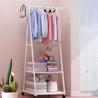 ราคา ชั้นวางเสื้อผ้าแบบตั้งพื้น ชั้นวางเสื้อผ้าแบบพับได้ ตู้เก็บของ (20617956829)