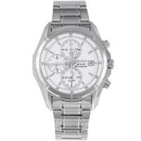 ราคา Seiko Solar Powered Chronograph นาฬิกาข้อมือผู้ชาย สีเงิน สายสแตนเลส รุ่น SSC003P1 (1504644)