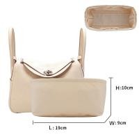 ราคา สําหรับกระเป๋าถือมินิ Lindy26 แต่งหน้าในกระเป๋าออแกไนเซอร์ผู้หญิงเดินทางแต่งหน้าภายในกระเป๋าถือตุ๊กตาหนังนิ่มเดินทางแทรกถุงเก็บกระเป๋าซับ (20210619662)