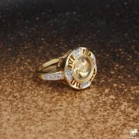 ราคา แหวนกังหัน เรียกทรัพย์ ลายอินฟินิตี้ Infinity ขอบพลอย 8 เม็ด ก้านพลอย 8 เม็ด SW34103 (20335928315)