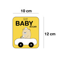 ราคา สติกเกอร์ 3m เนื้อหนา Baby in Car ยี่ห้อ SOFT (20507564697)