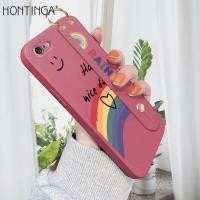 ราคา มีสายรัดข้อมือ Hontinga เคสมือถือ เคสโทรศัพท์ เคส Iphone 5 5s SE 2016กรณี Rainbow Smile Square Original ซิลิโคนนุ่มเหลว Edge ยางมีลวดลายกรณีคลุมทั้งหมดกล้องป้องกันกรณีกลับ (9813597508)