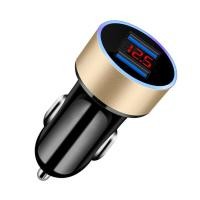 ราคา FONKEN 3 1A 5V ที่ชาร์จแบตในรถ Dual USB 2พอร์ตจอแสดงผล LEDที่ชาร์จโทรศัพท์ใช้ได้กับรถทุกรุ่นที่ชาร์จแบบเร็ว (12818881209)