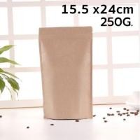 ราคา ถุงกาแฟ ถุงใส่เมล็ดกาแฟ มีวาล์ว ถุงซิปล็อค ตั้งได้ สีน้ำตาล ถุงกระดาษคราฟท์ ขนาด 15 5x24 ซม 10 ใบ (15718645996)