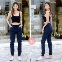 ราคา Jogger pants กา งเกงขาจั้มผ้ายืดผู้หญิง ทรงเรียบ เป้าซิป รุ่น J38 ใส่ได้ทั้งชายหญิงเนื้อผ้า cotton ยืดหยุ่นน้ำหนักเบา สวมใส่สบายคล่องตัว (10367541688)