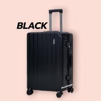 ราคา CODEBAGS กระเป๋าเดินทาง รุ่น ALU115 ALUMINIUM FRAME รุ่น TOP ทนสุด ดีสุด เฟรม อลูมิเนียม ไม่ใช่ซิป tsa lock 4ล้อคู่ ล้อลื่น ทน 20นิ้ว 25นิ้ว 29นิ้ว STRONG LUGGAGE (21123657944)
