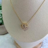 ราคา สร้อยจี้เพชร 055 จี้เพชร สร้อยคอพร้อมจี้ ตัวเรือนชุบทอง 18 K ตัวจี้ขนาด 1 ซม ยาว 18 นิ้ว พร้อมส่ง (9381533672)