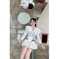 ราคา Risara เสื้อแขนยาว ปกระบาย แต่งแขนพุ่ม สวยเก๋มากๆ สาวๆไม่ควรพลาดเนื้อผ้าใส่สบาย (20729629410)