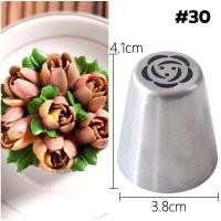 ราคา หัวบีบครีมสแตนเลส เบอร์ 580 2D 2F และอีกหลายแบบ หัวบีบไอซิ่ง หัวบีบดอกกุหลาบ หัวบีบ หัวบีบครีม (19245175921)
