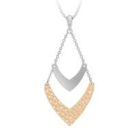 ราคา 555jewelry Stainless Steel 316L Pendant with chain necklace จี้ดีไซน์เก๋สำหรับผู้หญิง Pink Gold Steel รุ่น MNP 112G C P 2 จี้สร้อยคอ จี้ห้อยคอ สร้อยพร้อมจี้ สร้อยคอ สร้อยคอแฟ (109872159)