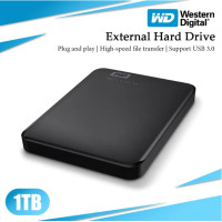 ราคา ฮาร์ดดิสก์ usb3 0 external hard disk wd elements ฮาร์ดดิสก์พกพา hdd external 1tb 2tb เอทานอล ฮาร์ดิส การประกันคุณภาพ รับประกัน 3 ปี (20863225422)