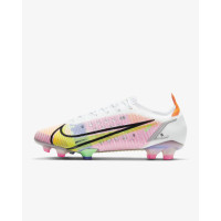 ราคา สตั๊ดฟุตบอล รองเท้าฟุตบอล Nike Mercurial Vapor 14 Elite FG สีขาว (7864989343)