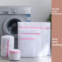 ราคา TINYAT Set of 5 Honeycomb Mesh Laundry Bags for BlouseHosieryStockingUnderwear Premium Laundry Bags for Travel Storage Organization (9412339602)