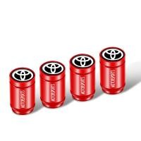 ราคา 4ชิ้น ชุดรถโตโยต้ายางล้อวาล์วก้านยางฝาปิดวาล์วลมรถยนต์รถบรรทุกจักรยานยนต์วาล์วจักรยานฝาครอบยางสำหรับ Toyota Corolla Yaris Yaris Aygo Prius RAV4 Camry Aury Vios Oz Velavanza อุปกรณ์เสริม (19888809109)