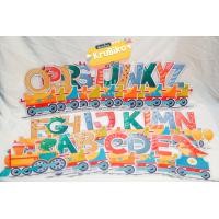 ราคา สื่อตกแต่งห้องเรียน พยัญชนะภาษาอังกฤษ A Z ธีมไดโนเสาร์ เคลือบใสพร้อมไดคัท ไม่ติดลายน้ำ (15607324701)