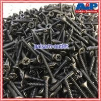 ราคา ประมาณ1000ตัว สกรู FHดำ 8x1 1 4 นิ้ว สกรูดำ สกรูเกลียวปล่อย น็อต น็อตเกลียวปล่อย น็อตประกอบตู้ลำโพง สกรูหัวกลม ประกอบตู้ลำโพง เอไอ ไพศาล (6523648461)