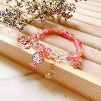 ราคา พร้อมส่ง สร้อยข้อมือ V6 กำไลลูกปัด สร้อยข้อมือคริสตัล ลูกปัด กำไลพาสเทล (19678800213)