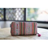 ราคา กระเป๋าสตางค์ กระเป๋าสตางค์ใบยาว กระเป๋าม้งผ้าปัก (19514705949)