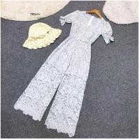 ราคา 7915 จั๊มสูทขายาว ผ้าลูกไม้ มีหลายสีเลื่อนดูในโพส แขนตุ๊กตา เสื้อผ้าแฟชั่น งานบุญ งานบวช (16980291908)