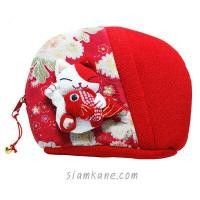 ราคา กระเป๋าผ้าญี่ปุ่น ซิป L ถือเครื่องรางญี่ปุ่น กระเป๋าสตางค์ ซิป 2 ช่อง (17327783762)