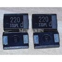 ราคา 10Pcs เอสเอ็มดีแทนทาลัม Polymer Capacitors 220UF 330UF 470UF 6 3V 220 330 470 POSCAP Polymer ความจุ D ประเภท D7343สามารถเปลี่ยน OE907 OE128 (13830284526)