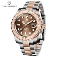 ราคา Pagani Design นาฬิกาแท้ 40 MM นาฬิกาออโตเมติก นาฬิกาผู้ชาย seiko NH35 นาฬิกาเหล็ก ฝาเซรามิก 100M นาฬิกาผู้ชายกันน้ำ นาฬิกาข้อมือ ผู้ชาย PD 1651 (16662555946)