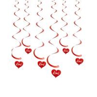 ราคา ของตกแต่งรูปหัวใจกระแสน้ำวนแบบแขวนในวันวาเลนไทน์สีแดงห้อยพวงมาลัยรัก (21170952320)