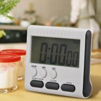 ราคา แม่เหล็กจอ LCD ขนาดใหญ่นาฬิกาจับเวลาทำอาหารแบบดิจิตอลนาฬิกาปลุก Count Up Down นาฬิกา24ชั่วโมง (7479869625)