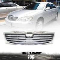 ราคา กระจังหน้ารถยนต์ กระจัง สำหรับ รุ่น โตโยต้า คัมรี่ CAMRY ACV30 สีโครเมี่ยม ไม่รวม โลโก้ ปี 2003 2004 1ชิ้น (20849956184)