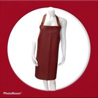 ราคา ผ้ากันเปื้อนหนังเทียม PVC กันน้ำ100 ความยาว 32 นิ้ว คลุมเข่า สายไคว้หลัง (5862604008)