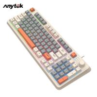 ราคา K82 Gaming Keyboard Mechanical Keyboard Luminous 94 Keys Wired USB Port Hotswap Keyboard For Computer Laptop (20820488777)