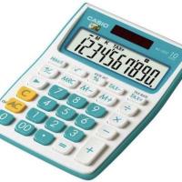 ราคา Casio MS 10VC ของแท้ดั้งเดิมอุปกรณ์จ่ายไฟคู่แบบพกพามีสไตล์เครื่องคิดเลขธุรกิจสี (19748206639)