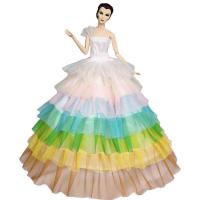 ราคา Rainbow ชุดตุ๊กตาแฟชั่นสำหรับตุ๊กตาบาร์บี้ชุดราตรีชุดแต่งงานเสื้อผ้าสำหรับตุ๊กตาบาร์บี้ตุ๊กตา1 6ตุ๊กตา BJD อุปกรณ์เสริม (9609939992)