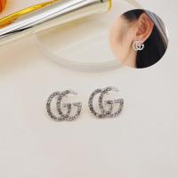 ราคา WFH ต่างหูผู้หญิง ต่างหูแบรนด์เนม ชาแนล ต่างหูเรียบหรู สีทอง สีเงิน FE164 (17950738015)