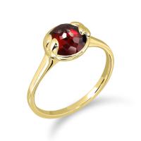 ราคา MIZUCHOL แหวนพลอยเสริมดวงวันเสาร์ Lucky Me Red Garnet Ring (497566454)