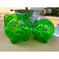 ราคา พร้อมส่ง กระปุกออมสินหมูเขียว ออมสินหมู ออมสินหมูสีใส ออมสินหมูเขียว (20396179162)