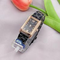 ราคา Panda watch65 นาฬิกาข้อมือผู้หญิง คาสิโอ รุ่น LTP 1165A 4CDF สายสแตนเลส ทรงสี่เหลี่ยมผืนผ้า หน้าปัด 22 มม มี 13 สี แถมถ่านฟรี (18233127003)